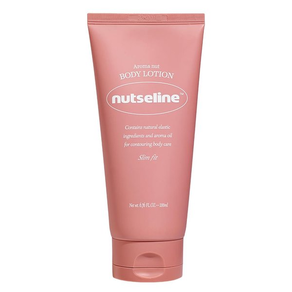 nutseline Aroma Nut Slim Fit Body Lotion with 11 Aroma Essential Oils Extract, Anti-Cellutile Lotion, Natural Aroma Scent, No Frgrance, Gluten-Free (200ml / 6.76 fl oz.)