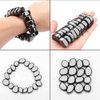 Refrigerator Magnets, Hematite Magnetic Stones 18PCS, Neat Polished Magnets for Home Office, Refrigerator Neat Gift, Neat Perfect Home Decorations