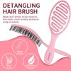 Daily Gard Detangling Brush, Dry and Wet Vented Detangler Hair Brush for Women and Men, Paddle Quick Drying Hairbrush for Wet/Dry/Curly/Thick/Long/Wavy/Damaged Hair, Pink