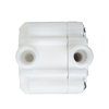 1/4" 4-Way Auto Shut-Off Valve for RO Systems – Quick-Connect Fittings, Food-Grade POM Material, Easy Installation - White