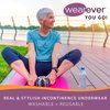 Wearever Women's Incontinence Underwear for Bladder Control with Super Absorbency - Reusable & Washable Leak Proof Underwear for Women - (Pack of 3) (Beige) (S) (Fits Hip 35-37")