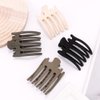 Ahoney 4 Pack Flat Claw Clips Alligator Hair Clips for Women Thick Hair, 3.7" Flat Hair Clips Banana Clips Hair Lay Down Claw Clip Matte Finish Hair Styling Accessories for Women