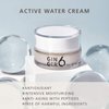 GINGER6 Active Water Cream 1.69 fl.oz. - Anti-Aging and Hydrating Facial Gel Moisturizer with Peptides, Hyaluronic Acid and Ginger Extract, Bouncy Lightweight Gel Formula, Natural Ingredients