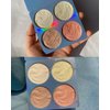 Highlighter Makeup Palette,Highlighter Palette Illuminator Powder Palette White Highlighter Baked Waterproof Long Lasting Brilliant Lighten Skin Color Face Contour Powder Makeup Highlighter
