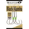 OCEAN CAT Rigged Assist Circle Hooks Dancing Stinger Jigging Slow Fall Fast Picth Jigs Hook Monster Butterfly Spirit Black Mamba for South California Tuna Bass Shark (Black Mamba-5/0, 1 Pack)