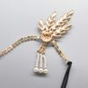 1920s Flapper Headband Great Gatsby Hair Hoops Rhinestone Crystal Tassel Headdress Leaf Pearl Headwear Headpiece Women Girls Hairband Hair Band Party Decoration Cosplay Costume Hair Accessories Golden