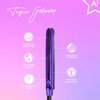 Almost Famous Tropico Getaway 0.5 inches Mini Tourmaline & Ceramic Hair Straightener Flat Iron with Stunning Travel Bag with Set Temperature, All Hairstyles (Hawaii Luau)