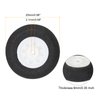 MECCANIXITY RC Airplane Wheels 25mm/0.98" Dia RC Airplane Aircraft Sponge Wheels RC Aircraft Foam Wheel Replacement for DIY RC Model Plane Aircraft RC Helicopter Pack of 10