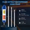 Orion Motor Tech Oil Extractor Pump, 350mL Fluid Extractor and Dispenser for Transmission Brake Fluid Steering Gear Oil Engine Oil Change, Syringe Oil Pump Extractor Fluid Pump Evacuator with 3 Hoses