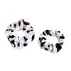 Cow Stria Hair Scrunchies Cow Print Ponytail Holder Cow String Pattern Hair Ring Ties BW60 (2 PCs-B)