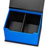 Toploader Trading Card Storage Case | 2 Row Magnetic Flip Box w/Adjustable Divider Holders | Holds 150 Toploaders and 600 Trading Cards