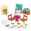 Li’l Woodzeez –Country Kitchen Set – 30Pcs Miniature Dollhouse Furnitures & Accessories – Pretend Play Food – Gift Toy for Kids 3 Years +