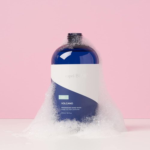 Capri Blue Hand Wash Refill - Volcano Liquid Hand Soap Refill - Moisturizing Hand Soap for Skin Care Routine - Liquid Soap Refill with Notes of Tropical Fruits and Sugared Citrus (16 fl oz)