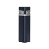Palió Treo Triple Jet Flame Butane Torch Lighter for Cigars, Navy Blue | Wind Resistant, Oversized Refillable Fuel Tank, Adjustable Flame, Easy Push Ignition, Flip-Top Lid, High Altitude Tested