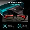 PROSPEK Blue Light Reading Glasses for Men and Women, Computer Reading Glasses 2.00 with Blue Light Protection and Clear Lens, Anti Eyestrain Glasses