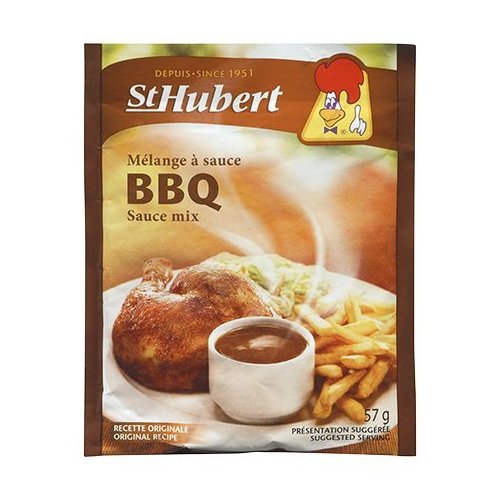 St Hubert BBQ Sauce Mix 57g 3 packs {Imported from Canada}