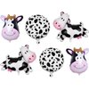 Cow Balloons, Holy Cow Im One Birthday Decorations Girl Cow Print Balloons 1st Birthday Party for Cow Farm Animal Theme Cowgirl First Birthday Party Supplies