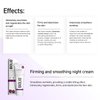 Bioliq 45+ Firming and Smoothing Night Cream - Intensive Regeneration, Wrinkle Smoothing & Lifting Effect With Spilanthes Acmella Extract, Hyaluronic Acid, Tetrapeptide Complex Visible Firming - 50ml