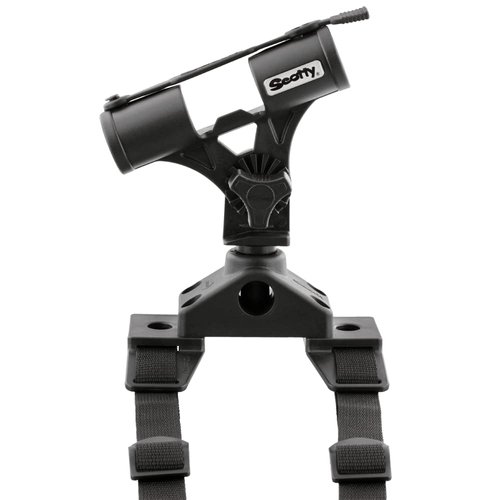 Scotty #267 Fly Rod Holder w/ #266 Float Tube Mount,Black