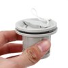 MUXSAM Kayak Boat Air Valve, Double Seal Air Plugs Air Valve Air Gas Valve Cap Replacements for Inflatable Boat Dinghy Kayak Canoe Rafts - Gray(1-Pack)