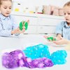 7 Pack Slime, Jelly Cube Crunchy Slime, Super Soft and Non-Sticky Clear Slime Kit, Christmas Slime Party Favors for Girls and Boys