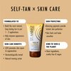 St. Moriz Advanced Tinted Gradual Self Tanner Lotion | Hydrating Vegan Sunless Tanning Moisturizer with Anti-Ageing Q10 & Light Color Coverage | Builds up a Natural Glow in 1 to 3 Applications | 150ml