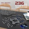 Millennium Falcon Vertical Display Bracket for Lego 75257 Starship Model, Sturdy Stand Building Kit, Best Gift and Movie Collectible for Adults(236 PCS)