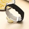 Stainless Steel Garlic Crusher & Mincer - Ergonomic Handle for Effortless Garlic Prep - Durable, Easy to Use, and Clean Kitchen Tool for Convenient Cooking