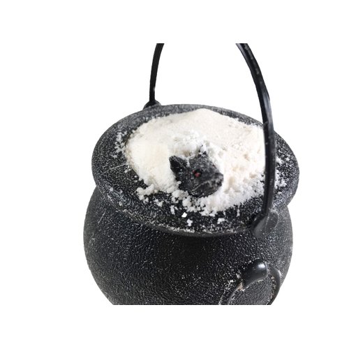 Halloween Bath Bomb with Scary Toy Inside | Cauldron White Fizzy and Bubble 7 oz. Bath Bombs with Surprise Scary Toys Inside! Halloween