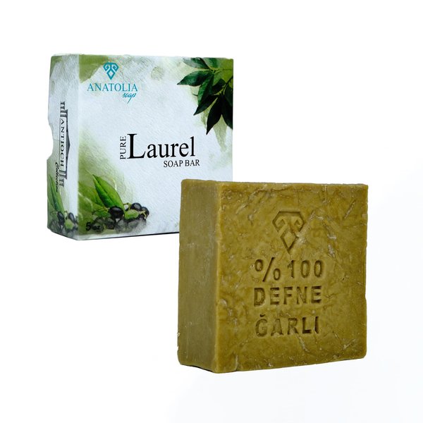 Anatolia Soap Antioch 5 oz Pure Laurel Oil Shampoo Bar For Dry, Hair Growth Organic Handmade Natural Castille Body For Men And Women Big Bar Soap 1 Count (pack Of 1)