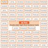 Junkin 60 Pcs Sight Word Sentence Cards Phonics Flash Cards for Kids Kindergarten Preschool, Education Sight Word Games Flashcards for Early Childhood Home School Daily Sentence Building Reading Toy