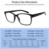 SIGVAN Blue Light Blocking Reading Glasses for Men Women Computer Spring Hinge Readers Square Frame Glasses 5 Packs (5 Mix, 3.0)