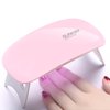 ZBJBinCH LED Nail Lamps for Gel Mini UV Light for Nails Portable LED Nail Lamp 6W Nail Dryer Gel Lamp for Women and Girls Manicure