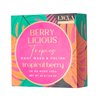 LWYA Berry Licious Tropics Body Wash and Polish - Exfoliating Body Scrubber with Loofah Sponge - All-In-One Beauty Solution - Tropical Berry - 3 oz