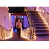 GTSYDING LED Icicle String Lights, Christmas Icicle Lights 16.4FT 216 LEDs Window Curtain Starry Fairy Lights Plug in 8 Modes for Wedding Party Bedroom Garden Patio Outdoor Indoor (Warm White, 5)