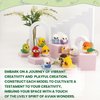 BOROLA 12 Sets Micro Parrot Building Cute Bird Parrot-Toys Themed Mini Blocks Collection Vibrant Creativity Toy for Kids Fun Building Toys(Boxes Gift Set)