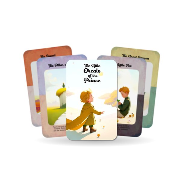 Ibiza Tarot The Little Oracle of The Prince - Oracle Deck - Inspirational Cards | Fortune Telling Oracle Cards Deck for Beginners | Authentic Experience - Set of 22 Cards