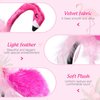 Didiseaon Flamingo Headband for Women Hawaii Flamingo Headdress Cute Flamingo Hair Hoop for Carnival Tropical Summer Beach Party Supplies