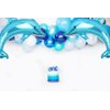 2 Pcs Dolphin Shape Splash Giant Foil Mylar Balloons Birthday Party Decorations Kids Gift