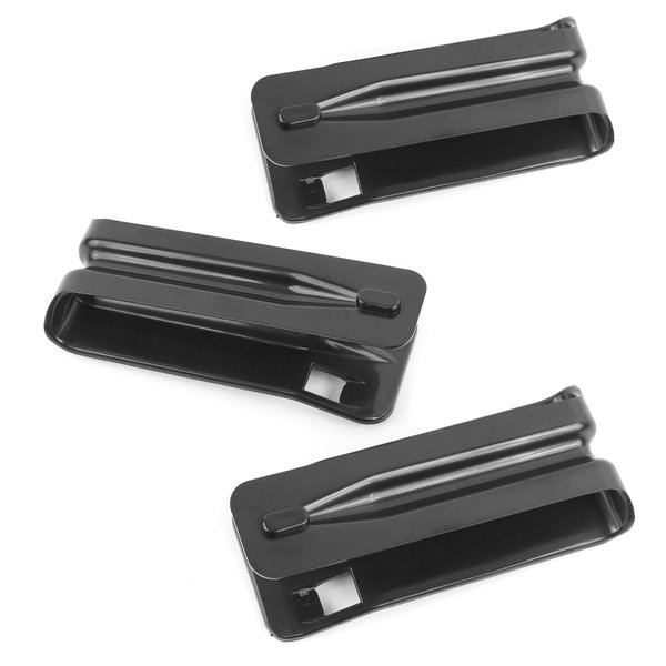 Red Hound Auto 3 Rear Seat Bumper Cushion Brackets Anti-Rattle Compatible with Chevrolet GMC Silverado Sierra Crew Cab 1500 2008-2013, 2500 2008-2014 Driver or Passenger Sides Fix Replacement