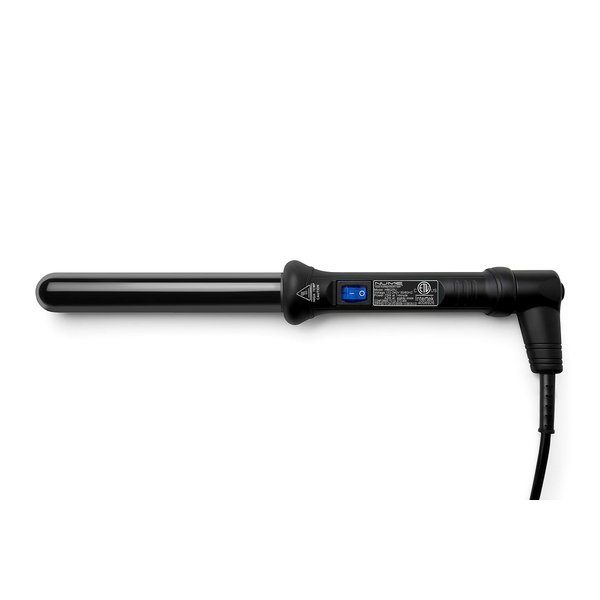 NuMe Classic Ceramic Curling Wand - Tourmaline 25mm Barrel Hair Curler, Negative Ion Conditioning, Far Infrared Heat - All Hair Types