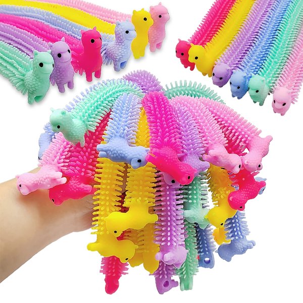 18Pack Stretchy Fidget Toy,Upgraded Sensory String,Colorful Stretchy Strings Fidget Toy for Kids,Adults,Autism,Stress Relief,Strengthen Arms,Build Resistance,Calm and Relax Present