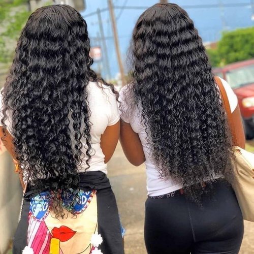 UNice Hair 10A Brazilian Deep Wave Human Hair 3 Bundles Weaves Unprocessed Real Raw Virgin Human Hair Extensions Natural Color (16 18 20)