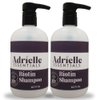 Black Canyon Home and Body Adrielle Essentials Irish Cream Scented Biotin Hair Shampoo, 16 Oz (2 Pack)
