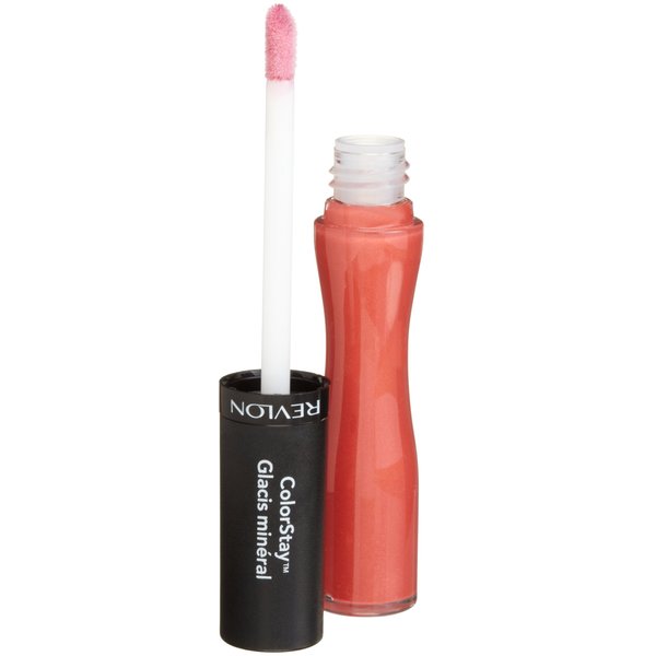 Revlon ColorStay Mineral Lipglaze, Continuous Coral, 0.15-Fluid Ounce