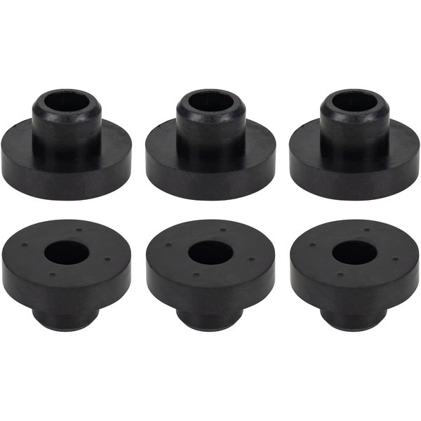 BlueStars 46-6560 Fuel Tank Grommet Bushing - For MTD Troy Bilt 735-0149 935-0149 104047 46-6560 Tecumseh Craftsman Generator Lawn Mower 33679 25 313 01-S - Pack of 6
