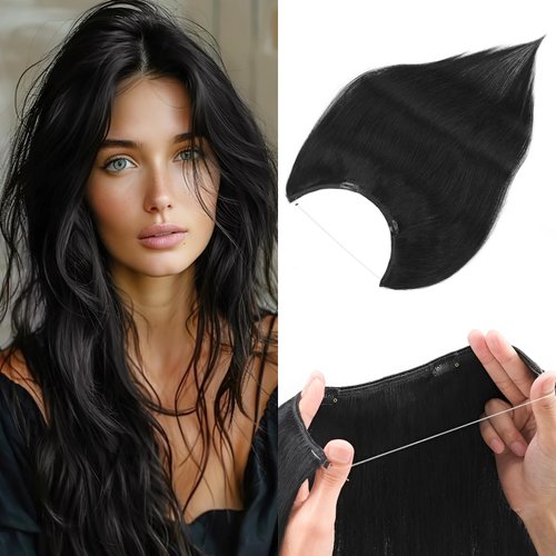 Halo Hair Extensions Real Human Hair,S-noilite Halo Hair Extensions,Halo Hair Extension for Women,100% Human Hair Halo Extensions,Halo Hair 70g/20inch 12P613 Golden Brown Mixed Bleach Blonde