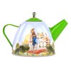 Regal Games Peter's Tea Party Set - Peter Rabbit Designed Kid's Tea Time Set - Includes 1 Teapot, 4 Cups, 4 Saucers, 1 Platter & Storage Case - Ideal Birthday & Easter Gift for Ages 5+