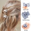 Ahoney 10Pcs Small Hair Claw Clips for Women Girls, 1" Mini Matte Tiny Hair Clips for Thin Thick Medium Hair Cute Jaw Clips Strong Hold Hair Barrettes Clip with Gift Box (Grey)
