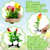 60 Pcs Bean Sprout Hair Clips,Funny Plant Hairpins,Mixed Style Flower Mushroom Little Grass Barrette Hair Accessories for Women Girl School Home Party Christmas